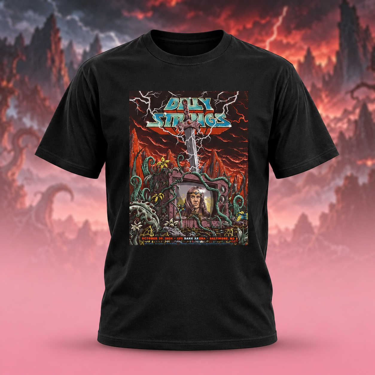 Billy Strings Baltimore MD Event Poster Night 1 At CFG Bank Arena In Baltimore MD On October 30 2026 Unisex TShirt