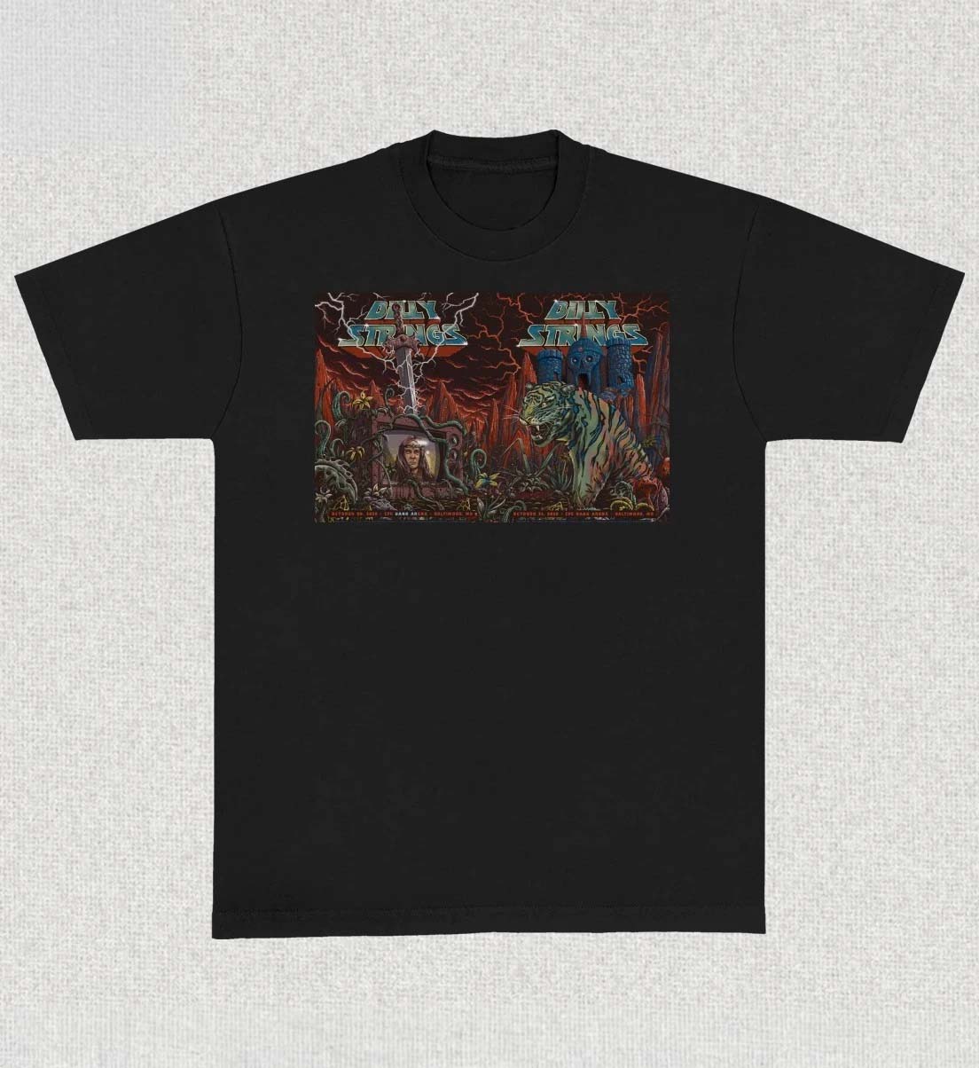 Billy Strings Halloween CFG Bank Arena Baltimore Maryland 2026 Concert Poster TShirt