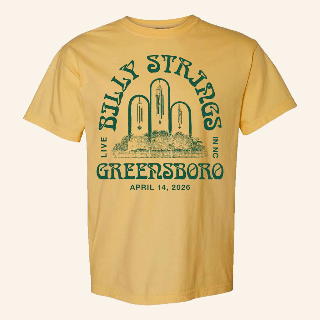 Billy Strings Merch 2026 GreensboroTShirtBilly Strings Tour Merch Gifts For Music Fans