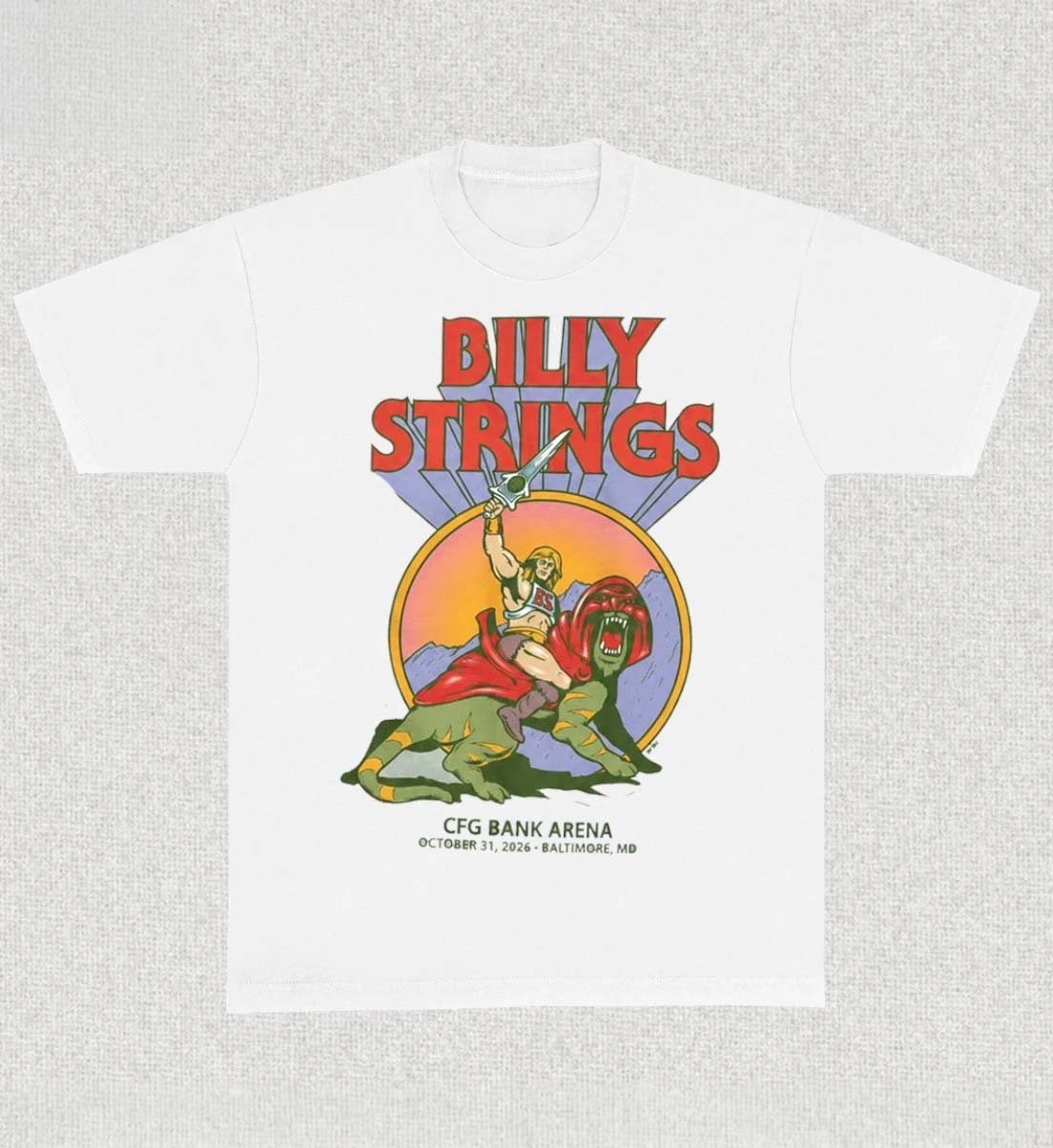 Billy Strings Merch Halloween 2026 He Man With Dates TShirt