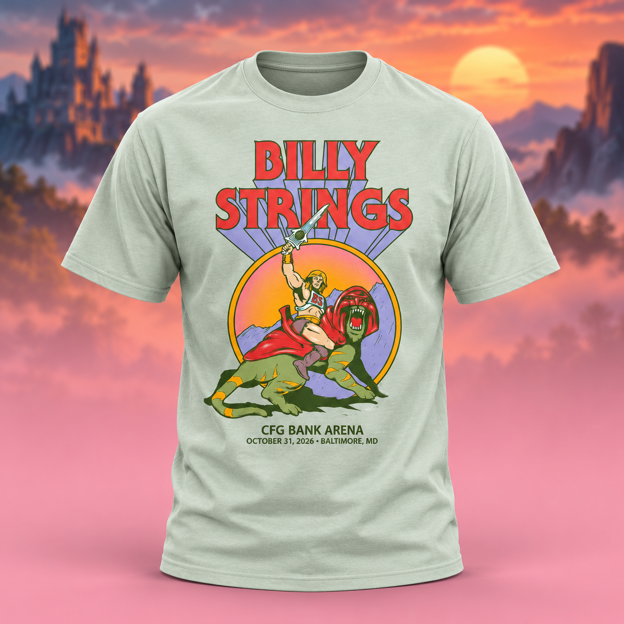 Billy Strings Merch Halloween 2026 He Man With Dates Unisex TShirt