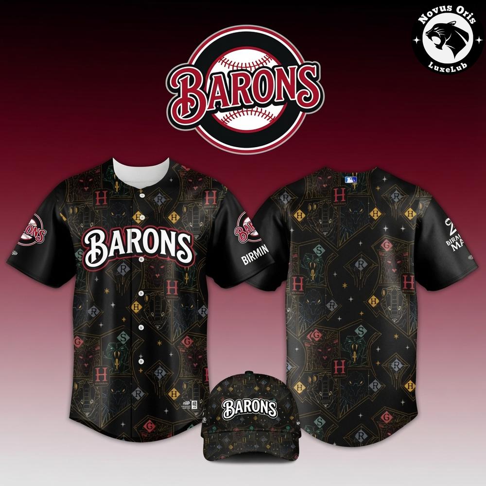 Birmingham Barons x Harry Potter 2026 Baseball Jersey 1 - Unicasport Birmingham Barons x Harry Potter 2026 Baseball Jersey