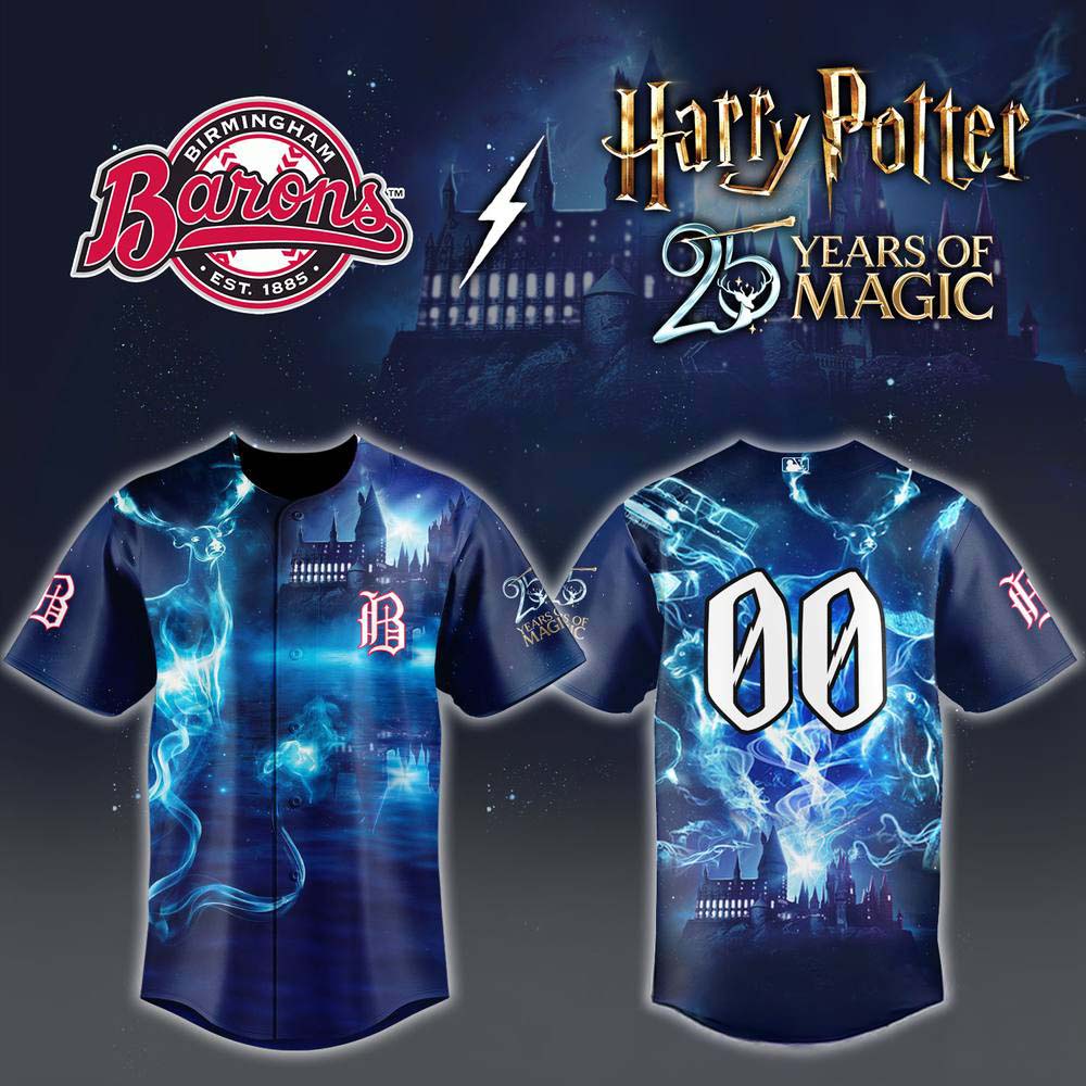 Birmingham Barons Harry Potter Night Custom Apparel Jersey
