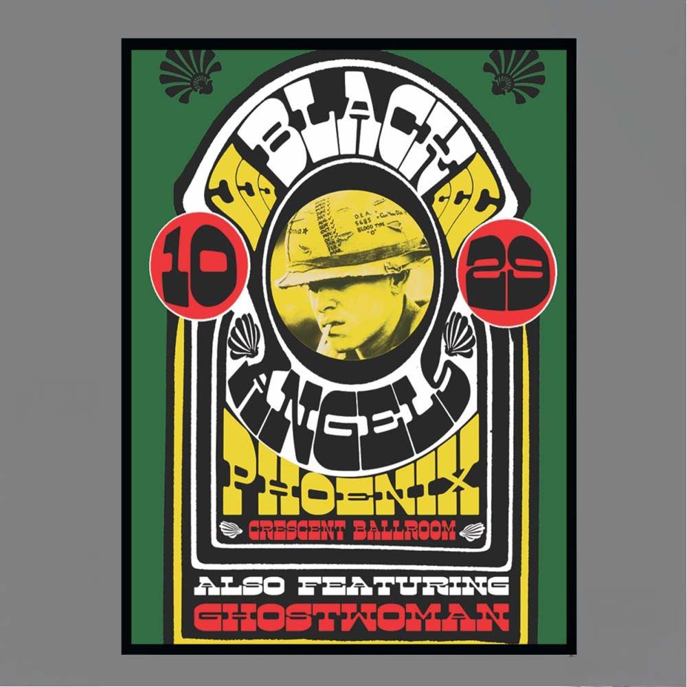 Black Angels Phoenix Crescent Ballroom Also Featuring Ghostwoman Poster