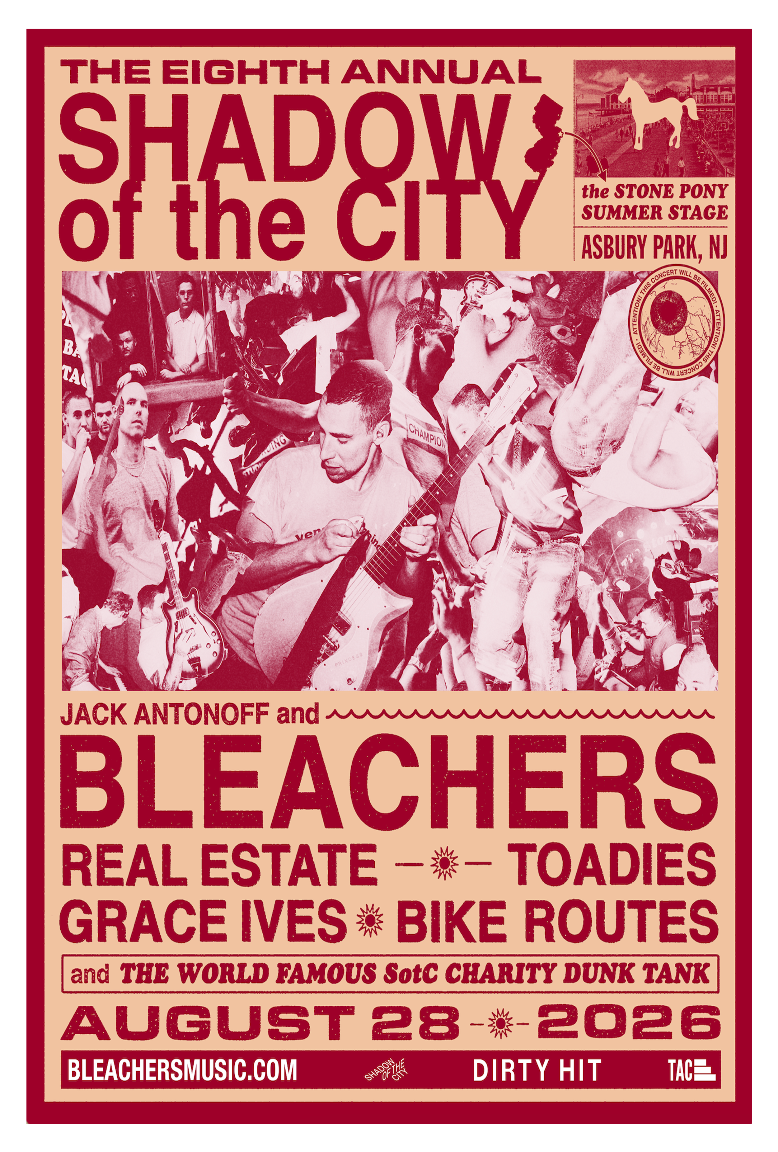 Bleachers Jack Antonoff Asbury Park 2026 Concert Artwork