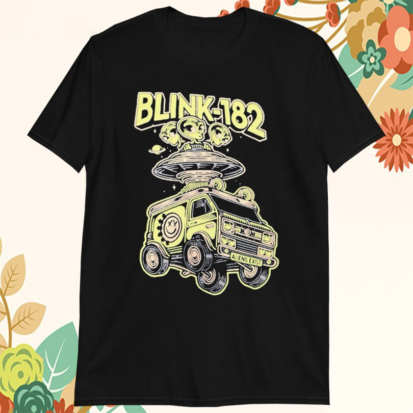 Blink 182 Aliens Do Exist Tultex Tour 2025 TShirts