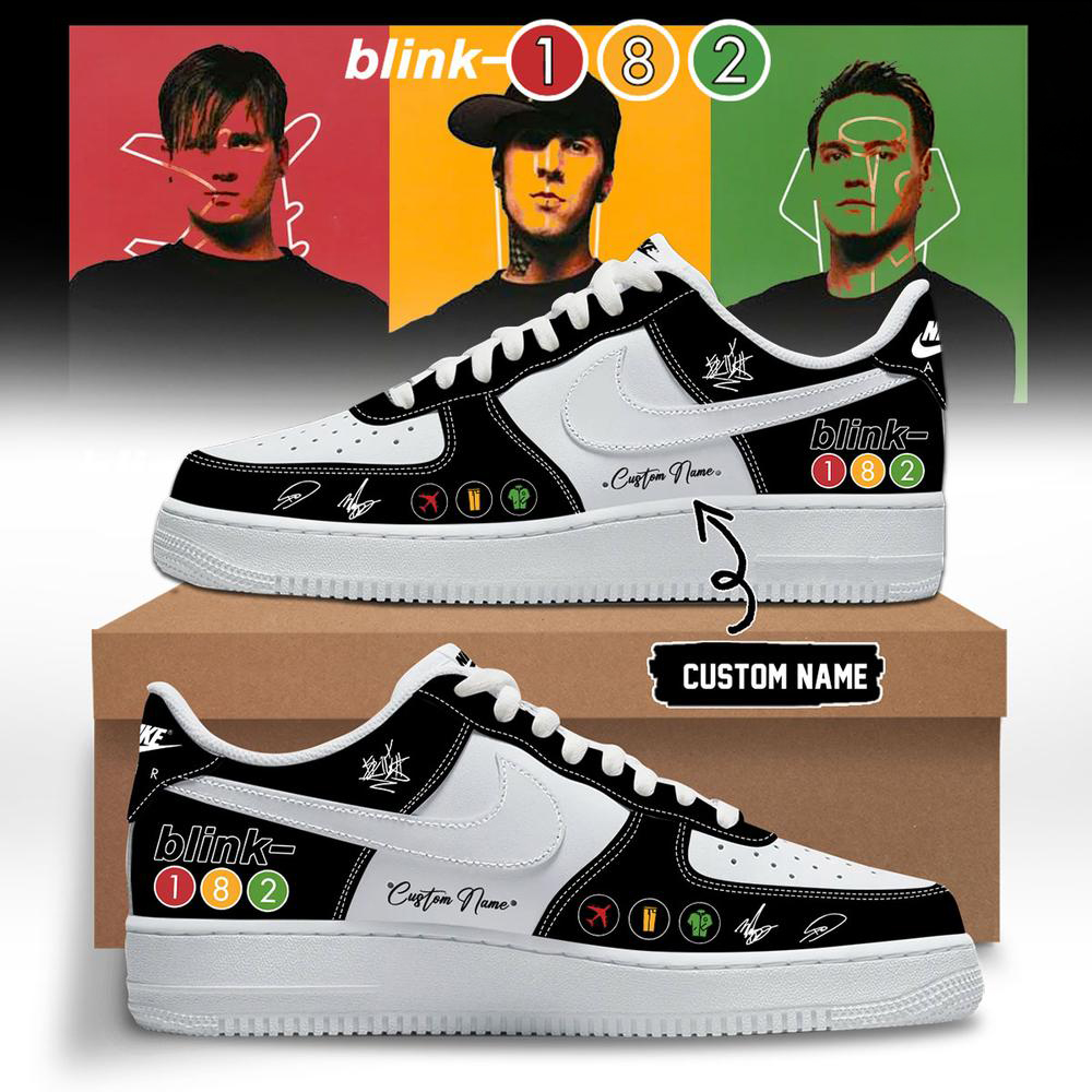Blink 182 Black Take Off Your Pants Anniversary Sneakers