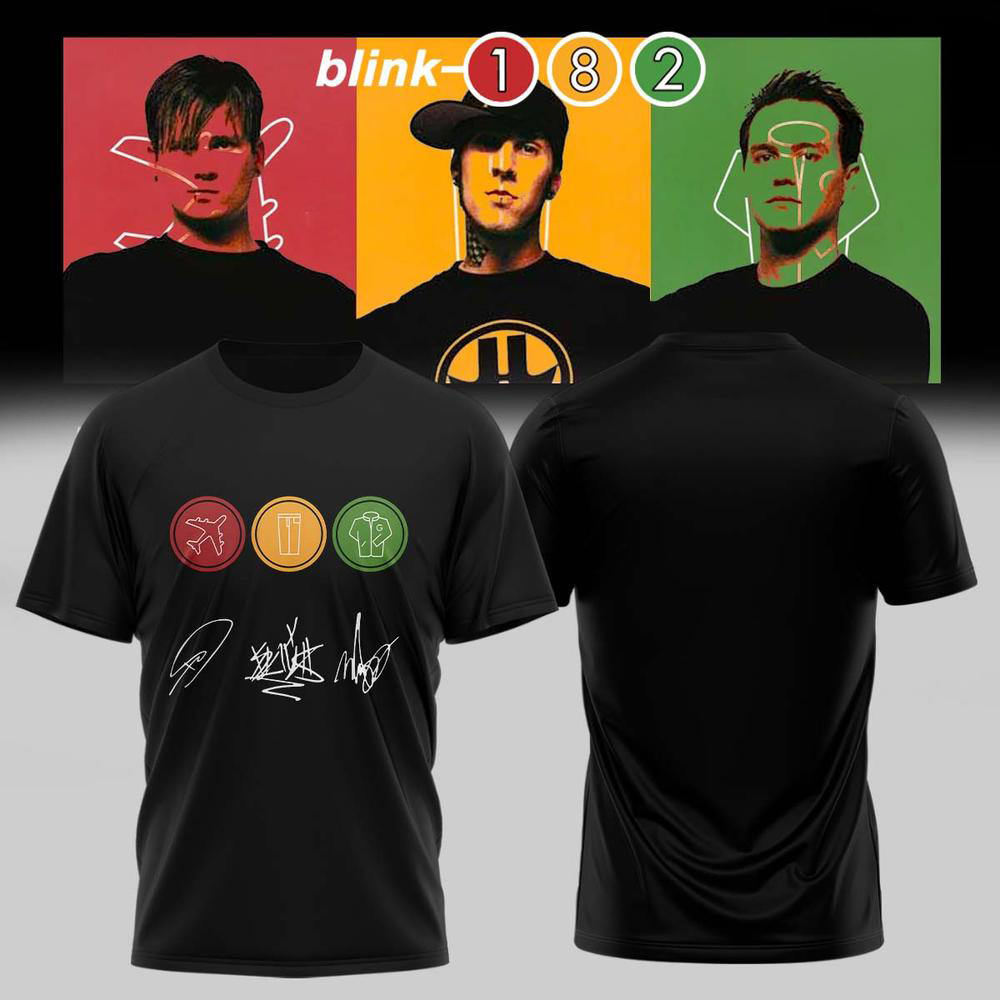 Blink 182 Black Take Off Your Pants Anniversary T Shirt