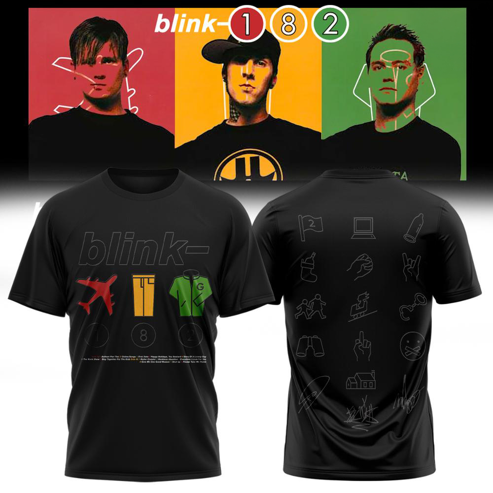 Blink182 Take Off Your Pants and Jacket 25th Anniversary TShirt