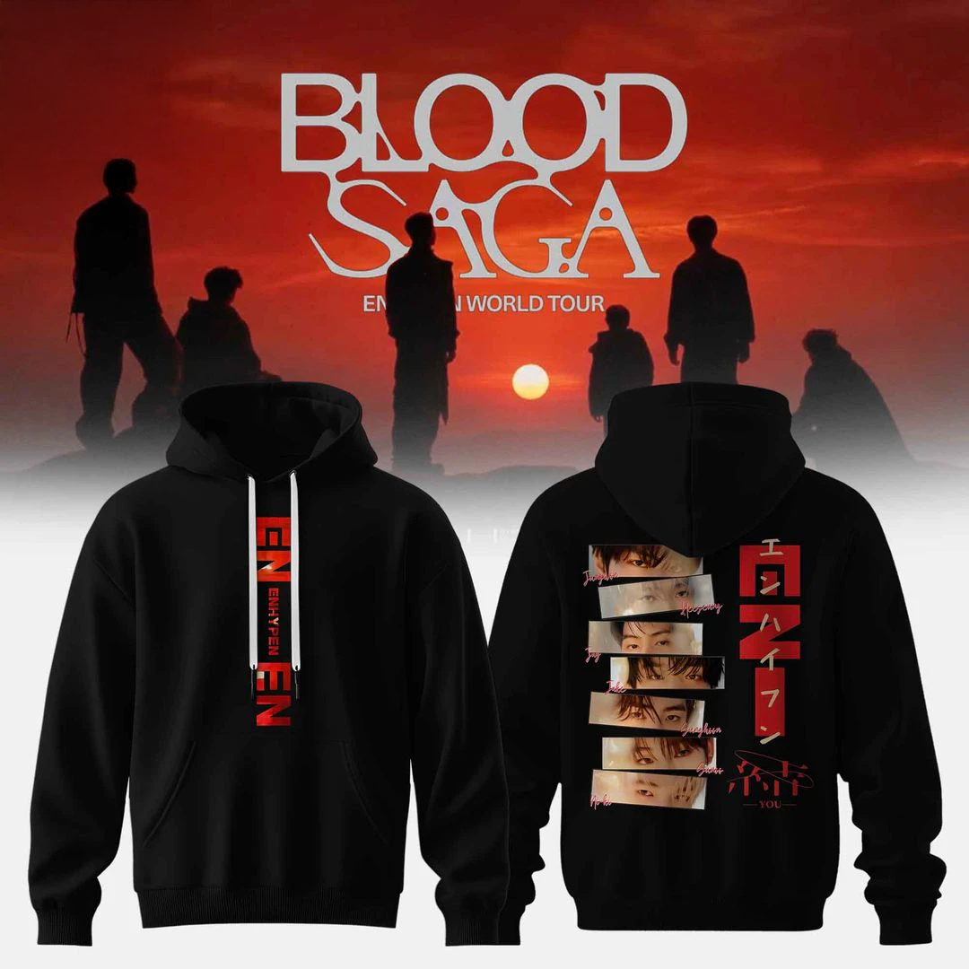 BLOOD SAGA Enhypen World Tour 2026 Special Edition Hoodie