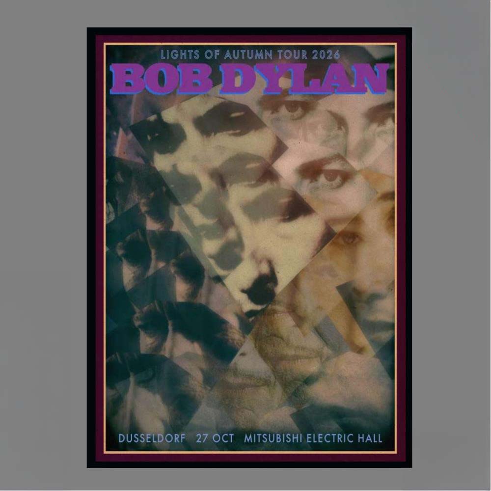 Bob Dylan Lights of Autumn Tour 2026 Mitsubishi Electric Hall Dusseldorf October 27 Poster