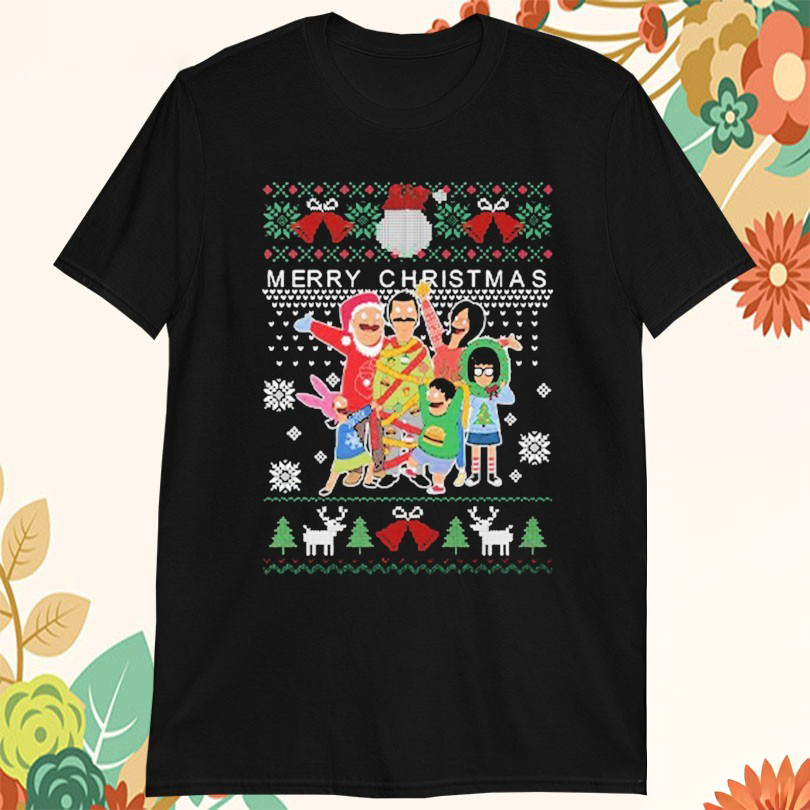 Bobs Burgers Family Ugly Merry Christmas TShirts