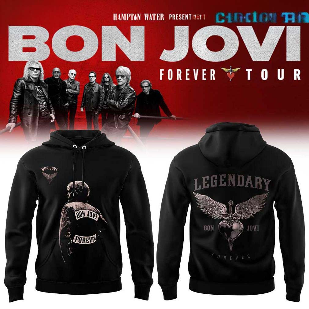 Bon Jovi Forever Tour 2026 Limited Hoodie