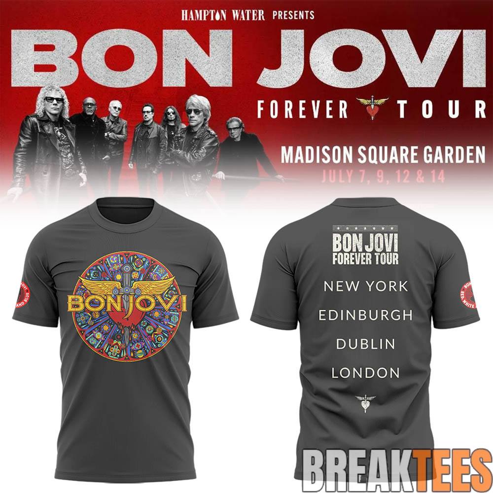 Bon Jovi Forever Tour 2026 Special Apparel Tee