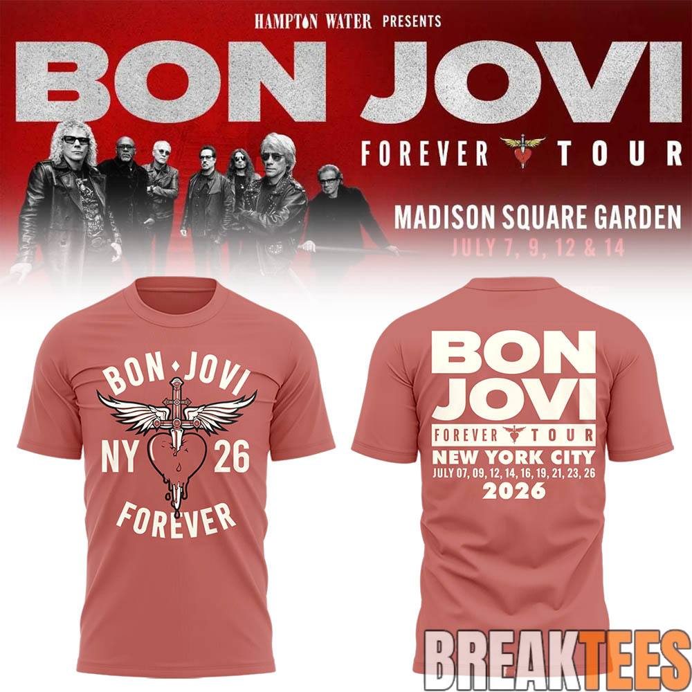 Bon Jovi Forever Tour 2026 Special T-Shirt