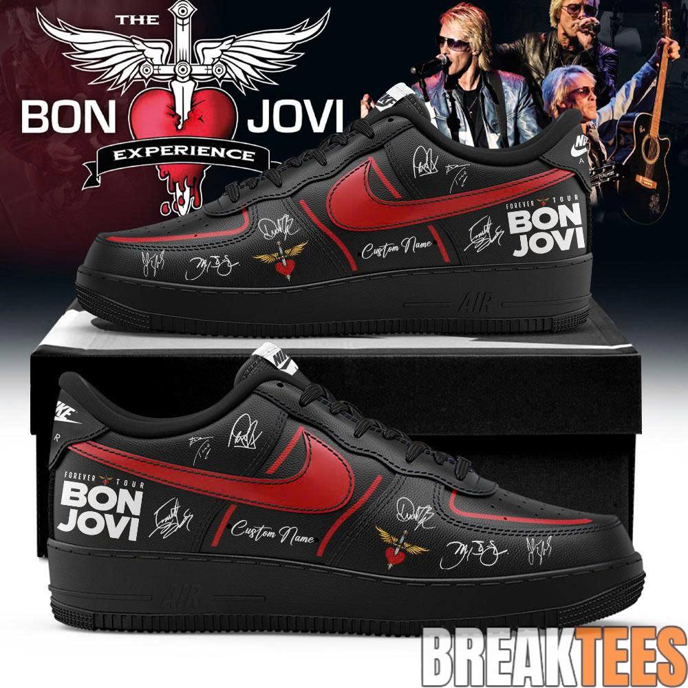 Custom AF1 Shoes Bon Jovi Forever Tour 26