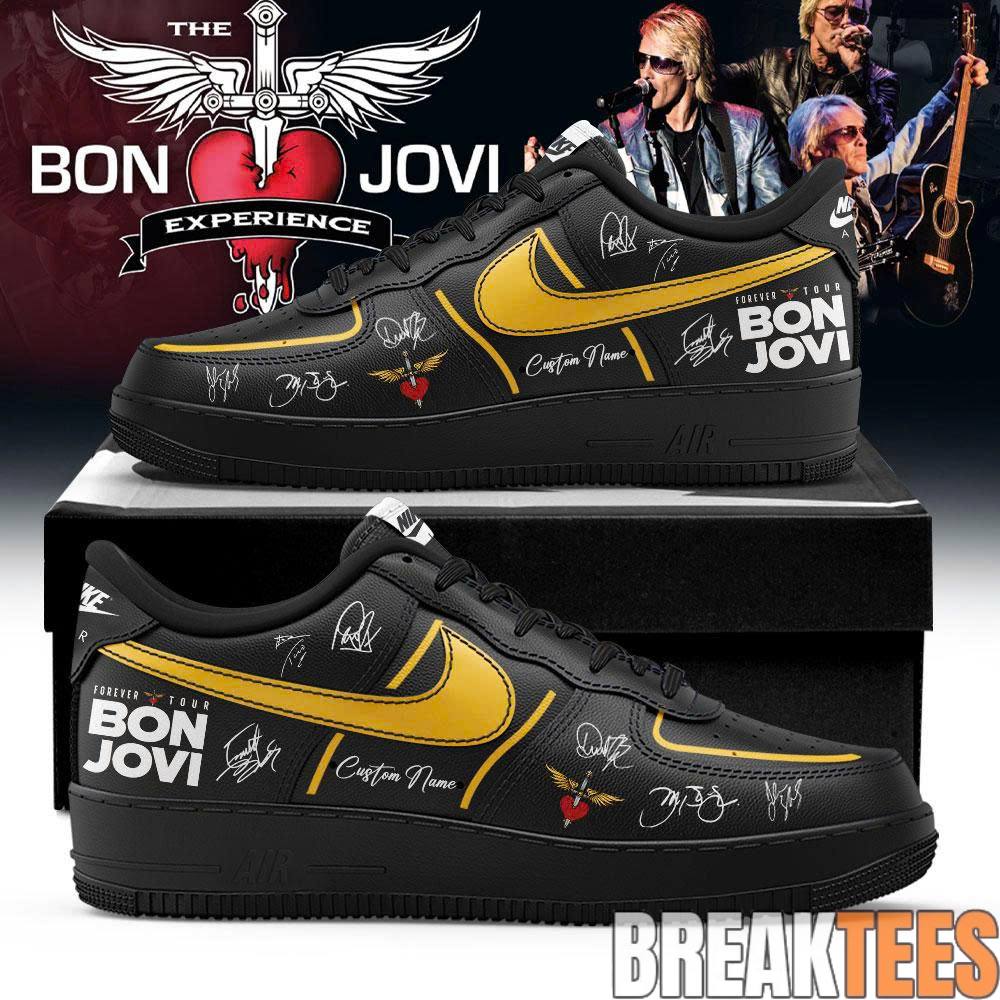 Bon Jovi Forever Tour 2026 Custom AF1 Shoes
