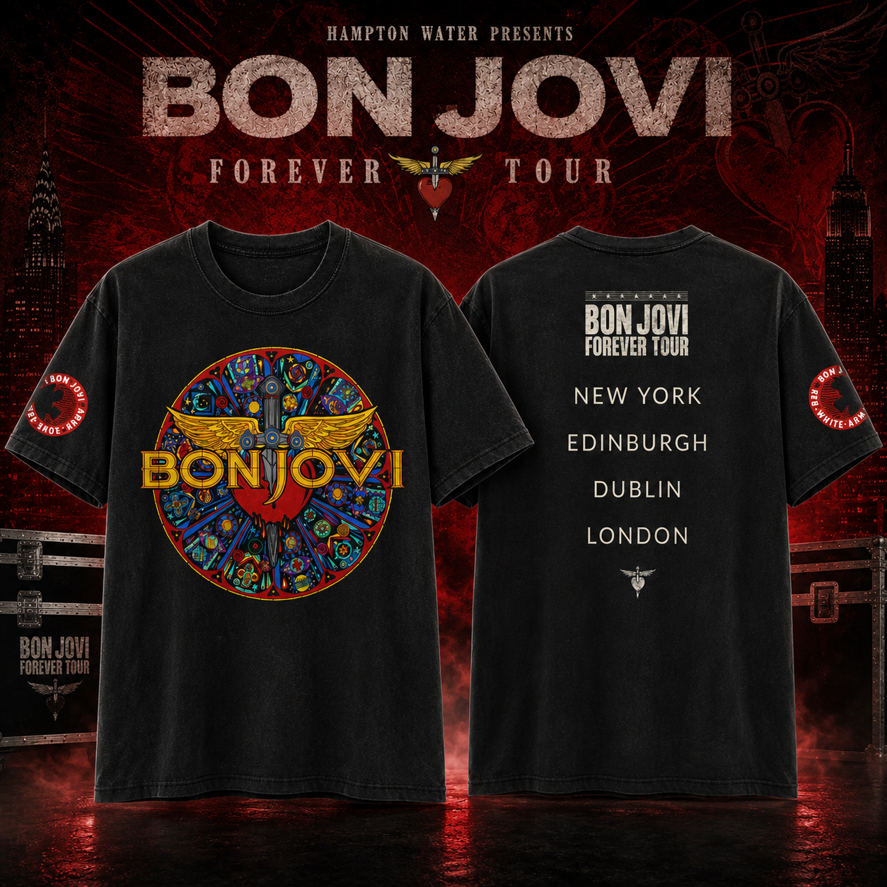 bon jovi september 4 6 9 2026 london concert t shirt limited rwj16 - merchtourboutique