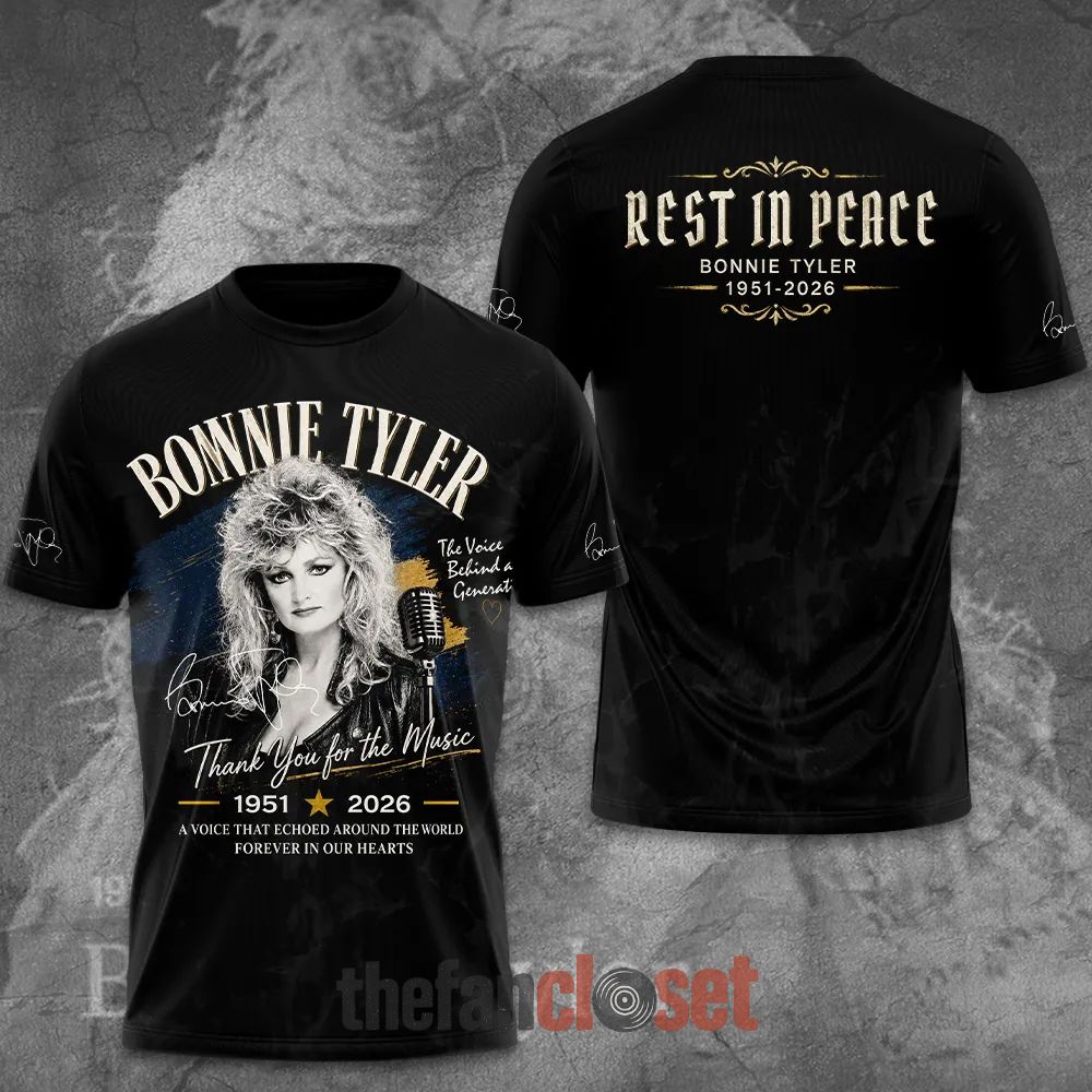 Bonnie Tyler Thank You For The Music Limited Edition Shirt
