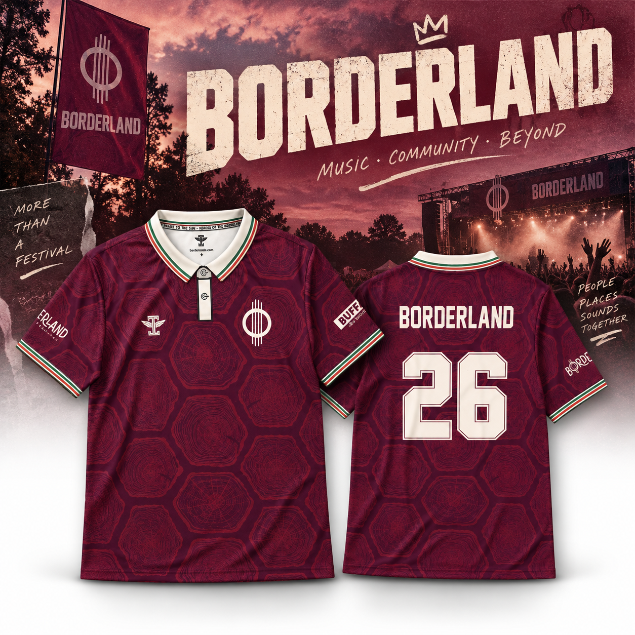 Borderland Festival Buffalo Pro Soccer September 18 20 2026 Knox Farm State Park in East Aurora, NY Jersey Merch 1 - Unicasport Borderland Festival Buffalo Pro Soccer September 18 20 2026 Knox Farm State Park in East Aurora, NY Jersey Merch