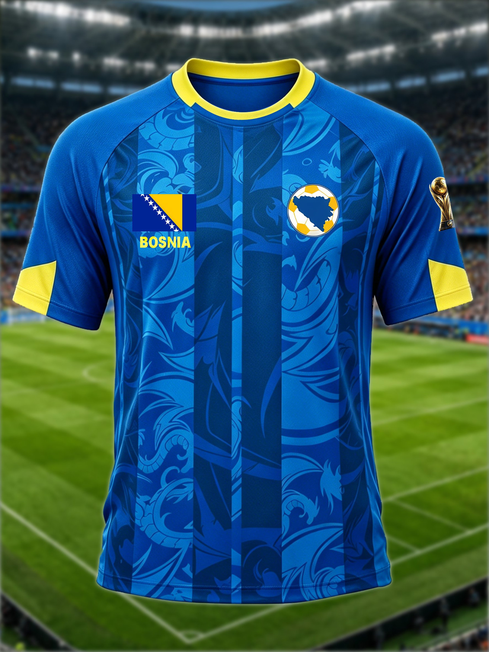 Bosnia Soccer 2026 World CupTShirtBosnia National Pride Merchandise Gifts For Football Days