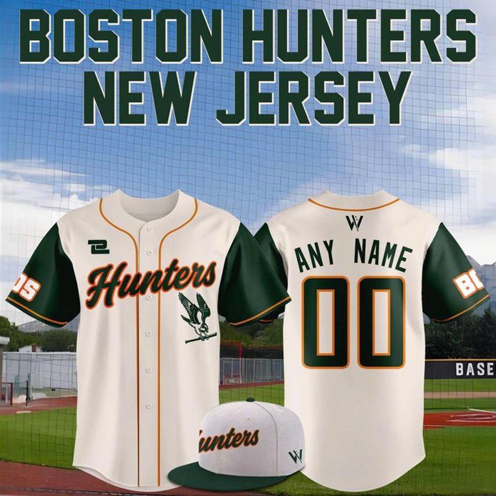 Boston Hunters WPBL 2026 Season Home Baseball Jersey