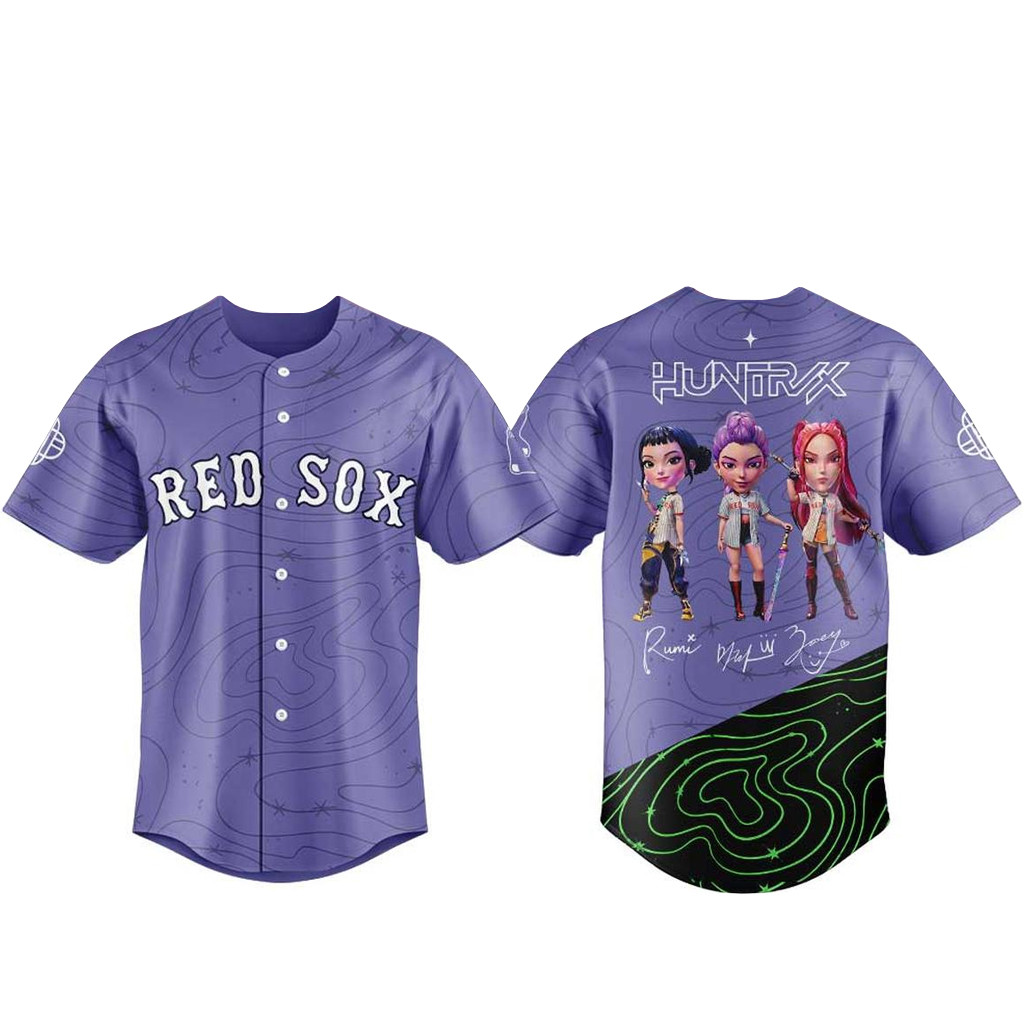 Boston Red Sox K-Pop Demon Hunters 2026 Baseball Jersey