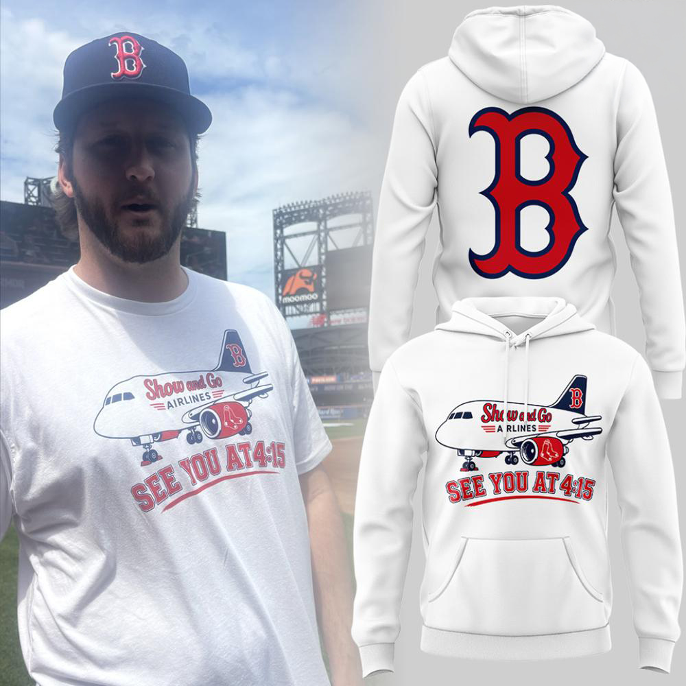 Boston Red Sox x Show And Go Airlines See You At 415 Hoodie