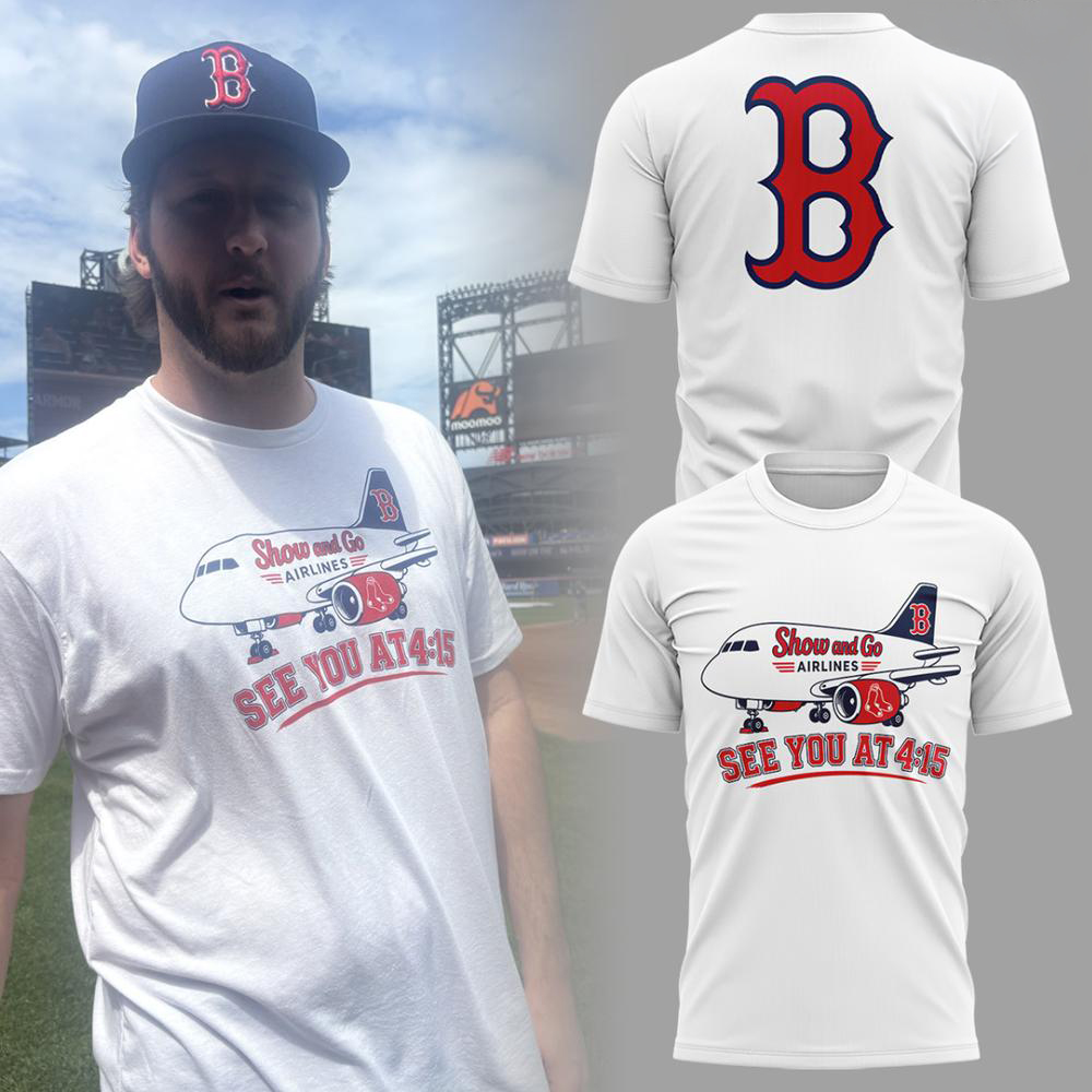 Boston Red Sox x Show And Go Airlines See You At 415 TShirt