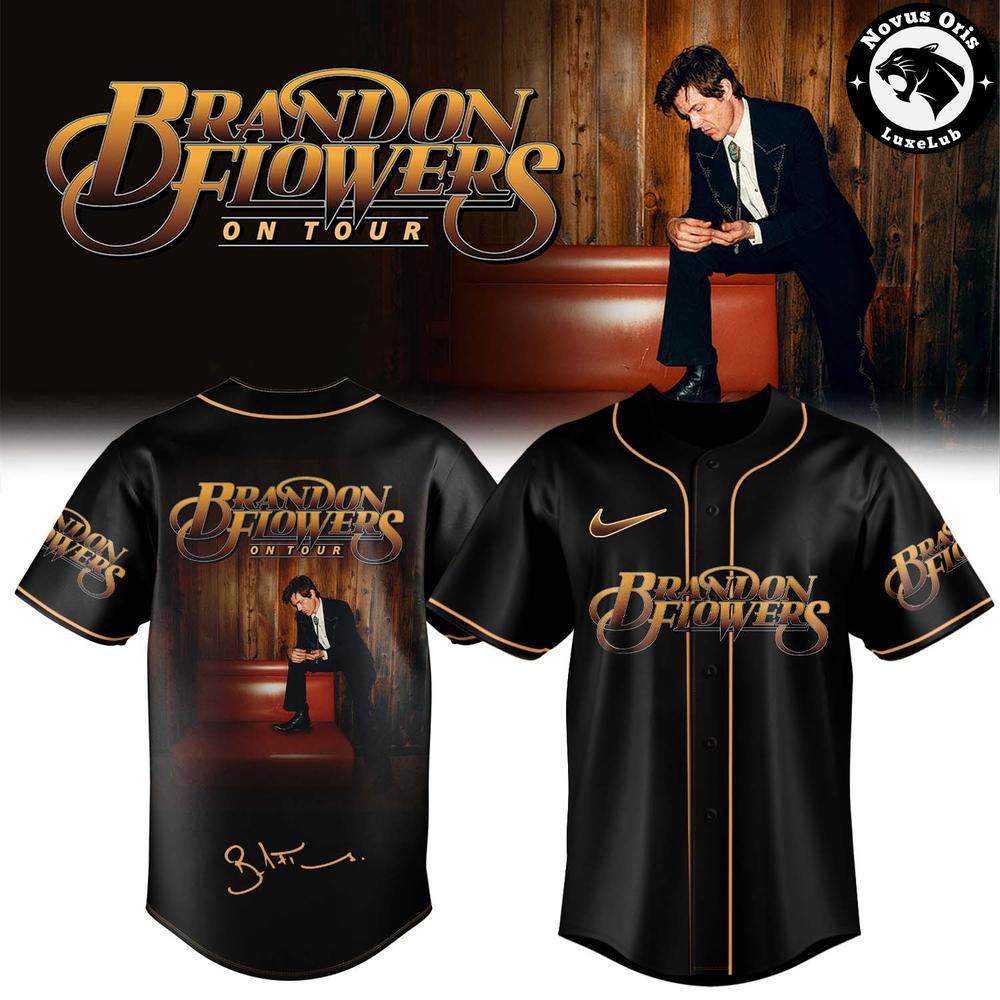 Brandon Flowers On Tour 2026 Baseball Jersey – Limited Edition 1 - Unicasport Brandon Flowers On Tour 2026 Baseball Jersey – Limited Edition