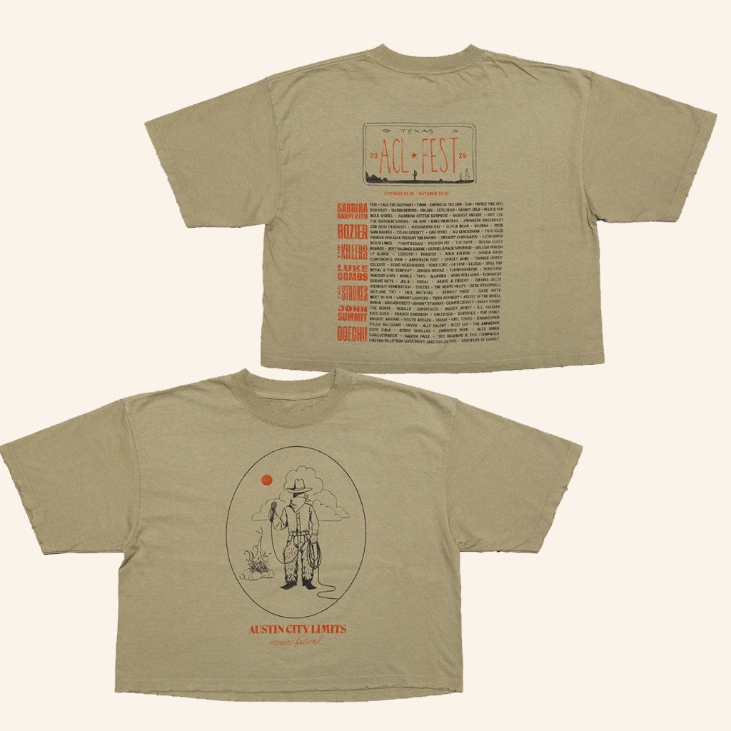 Brandon Maxwell X ACL Fest Merch Brandon Maxwell X ACL Fest Cropped Shirt Gifts For Her