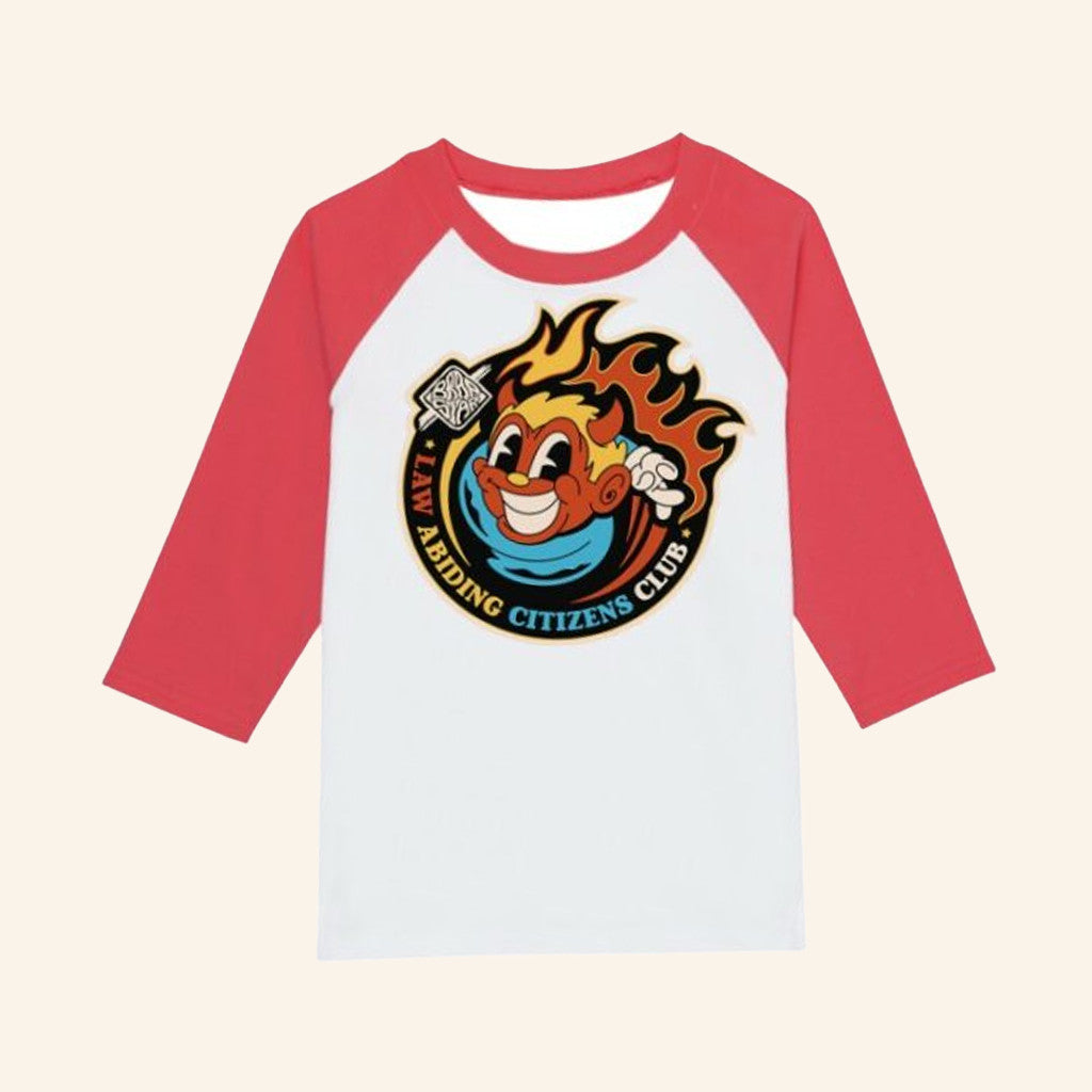 Brapstar Merch Law Abiding Citizens Club Raglan T-Shirt Xmas Gifts For Her