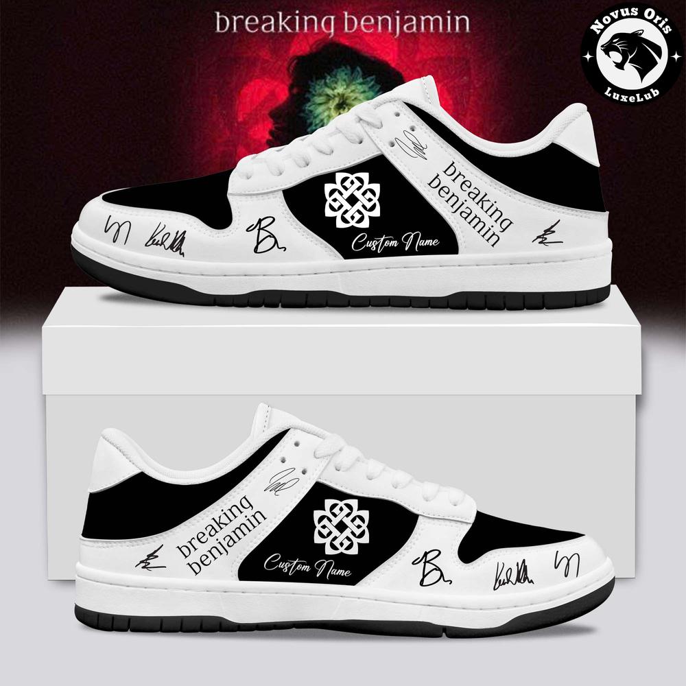 Breaking Benjamin Until The End Limited Signed Custom Air Force 1