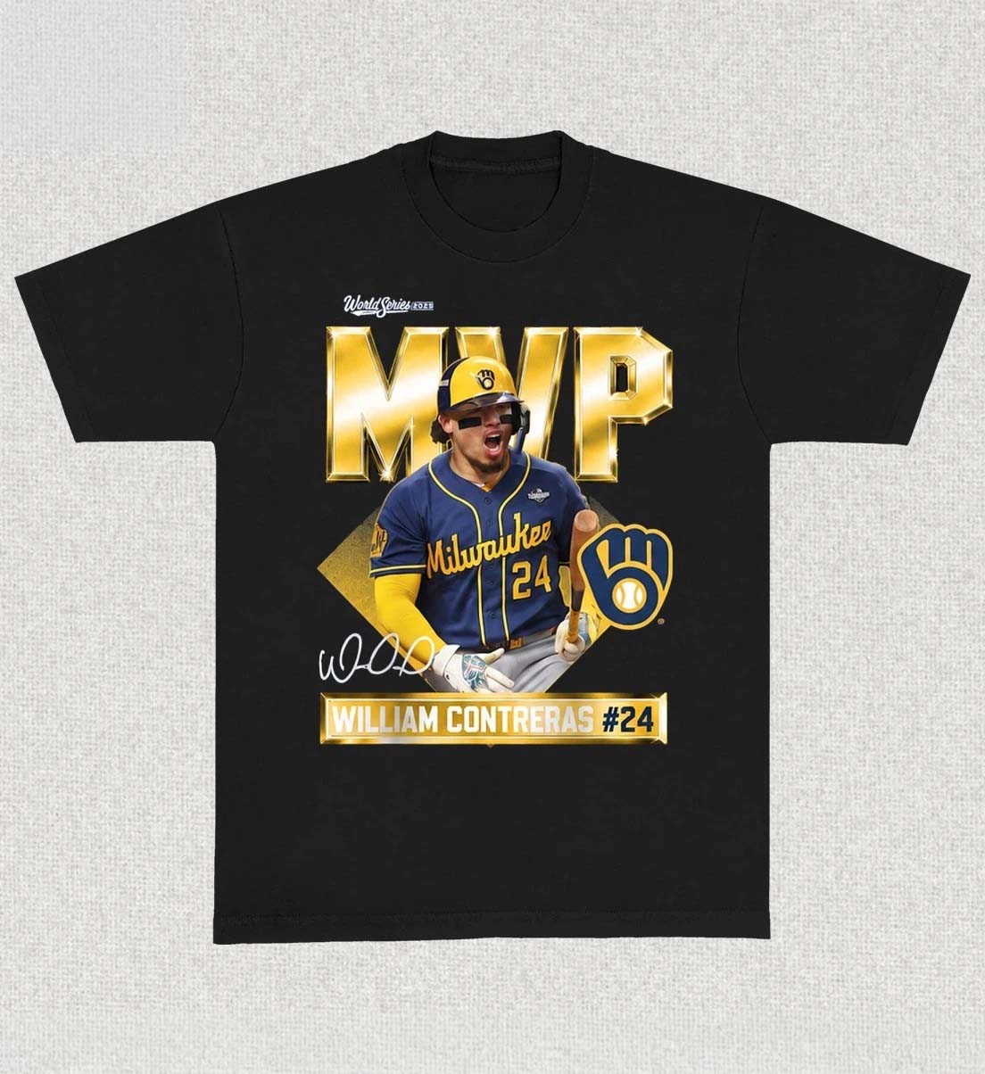 Brewers 2026 World Series MVP William Contreras 24 Shirt