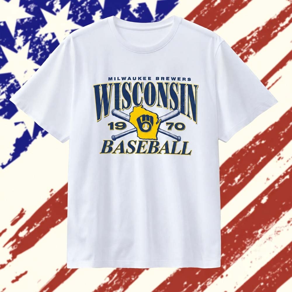Brewers Wisconsin 1970 Baseball World Series T Shirt