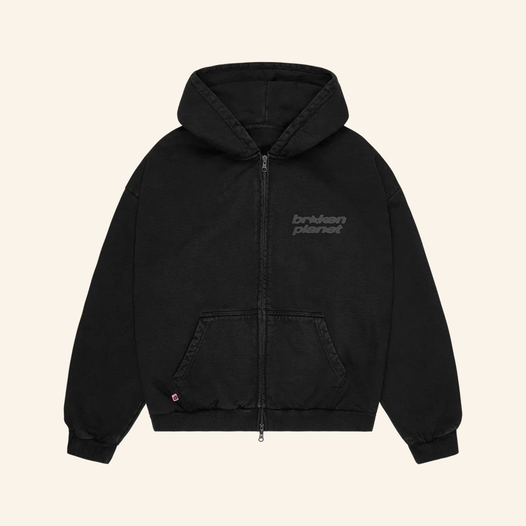 Broken Planet Merch Star Logo Zip-Up Hoodie Birthday Gift For Sister