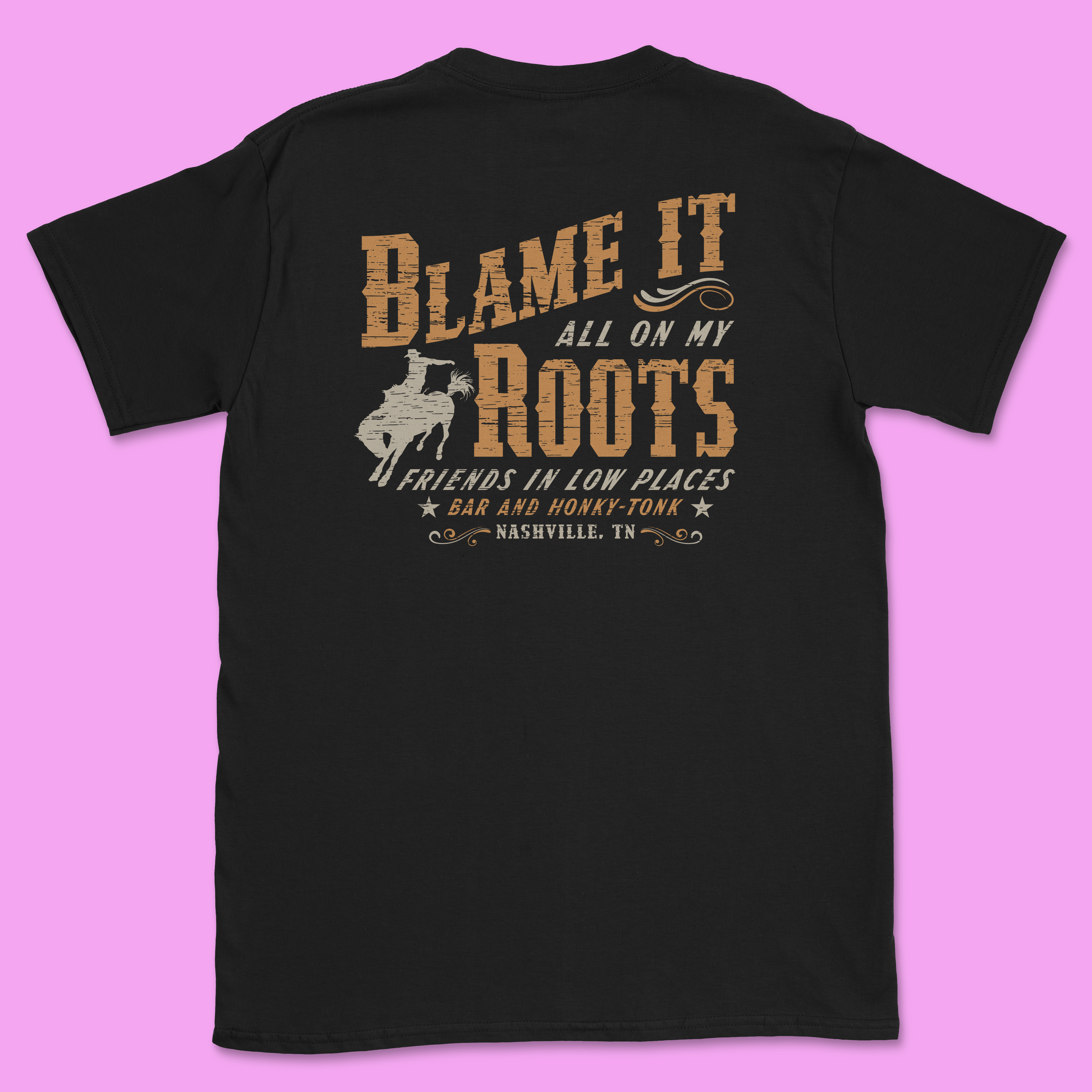 Garth Brooks Stadium Tour 2026 Bronco Roots Graphic T-Shirt - Best Gift for Fans - Image 3