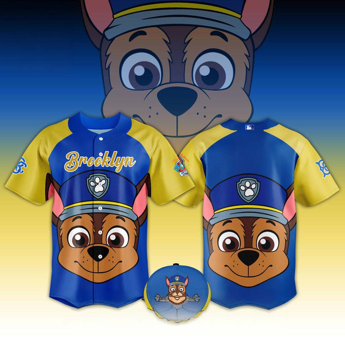 Brooklyn Cyclones Paw Patrol Chase Baseball Jersey 2026 Gift Idea for Fans