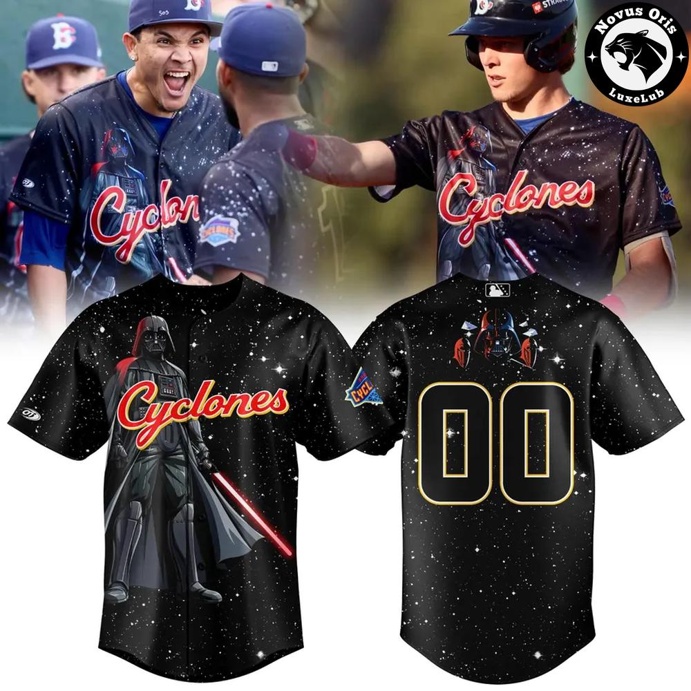 Brooklyn Cyclones x Star Wars Night 2026 Custom Baseball Jersey 1 - Unicasport Brooklyn Cyclones x Star Wars Night 2026 Custom Baseball Jersey