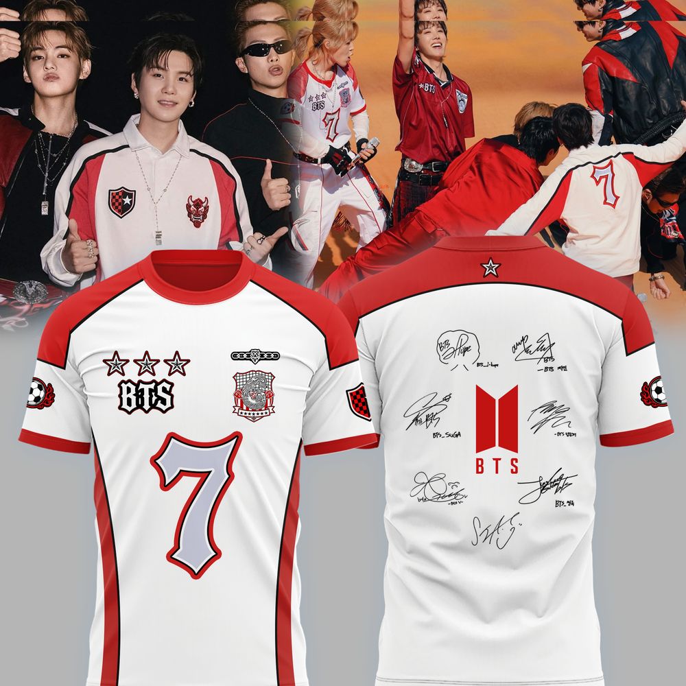 Limited Edition BTS World Cup Finals Halftime Show Shirt