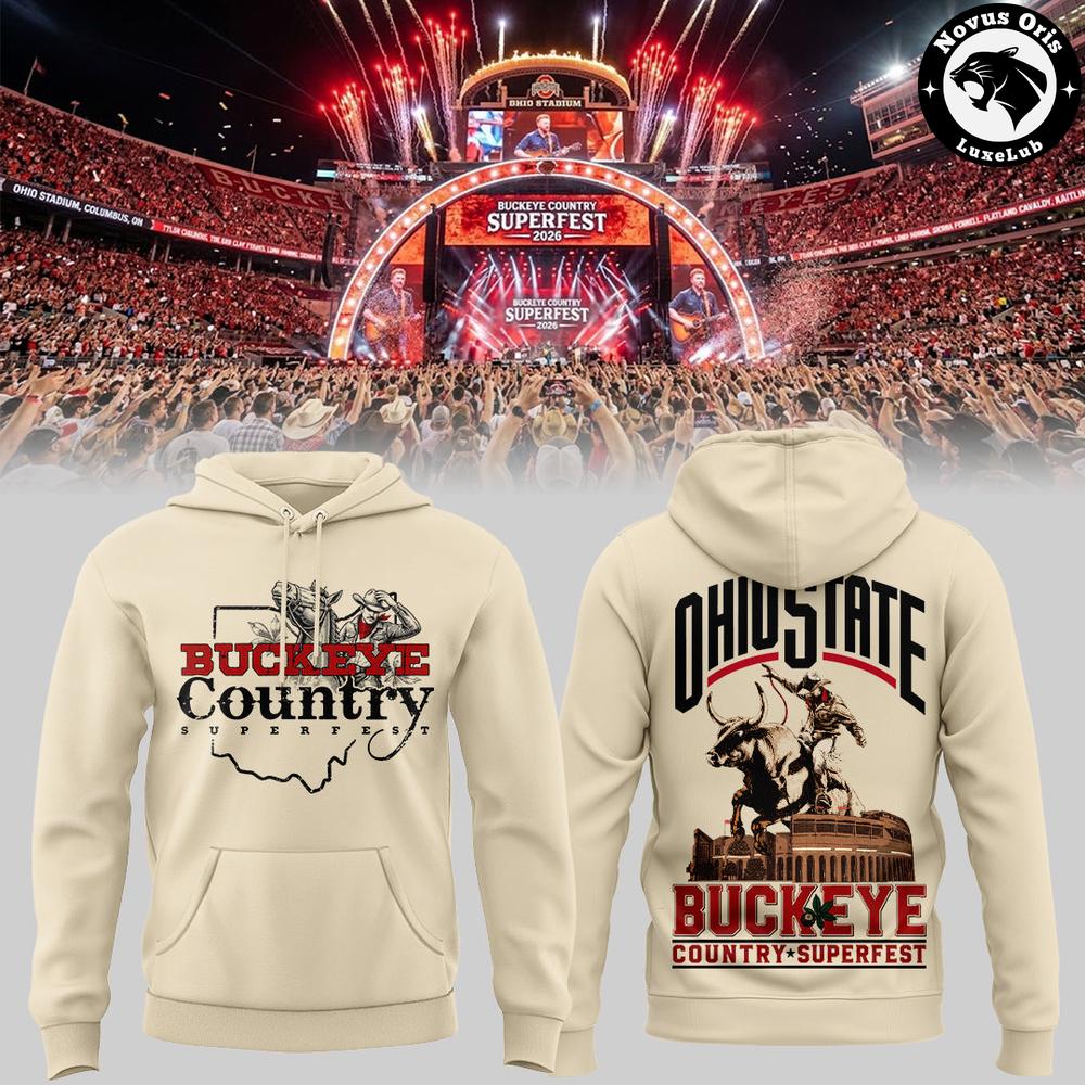 Buckeye Country Superfest 2026 Ohio Stadium Limited Edition Hoodie