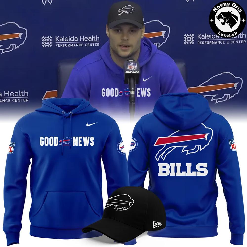Buffalo Bills Good News Royal Blue Limited Edition Hoodie 1 - Unicasport Buffalo Bills Good News Royal Blue Limited Edition Hoodie