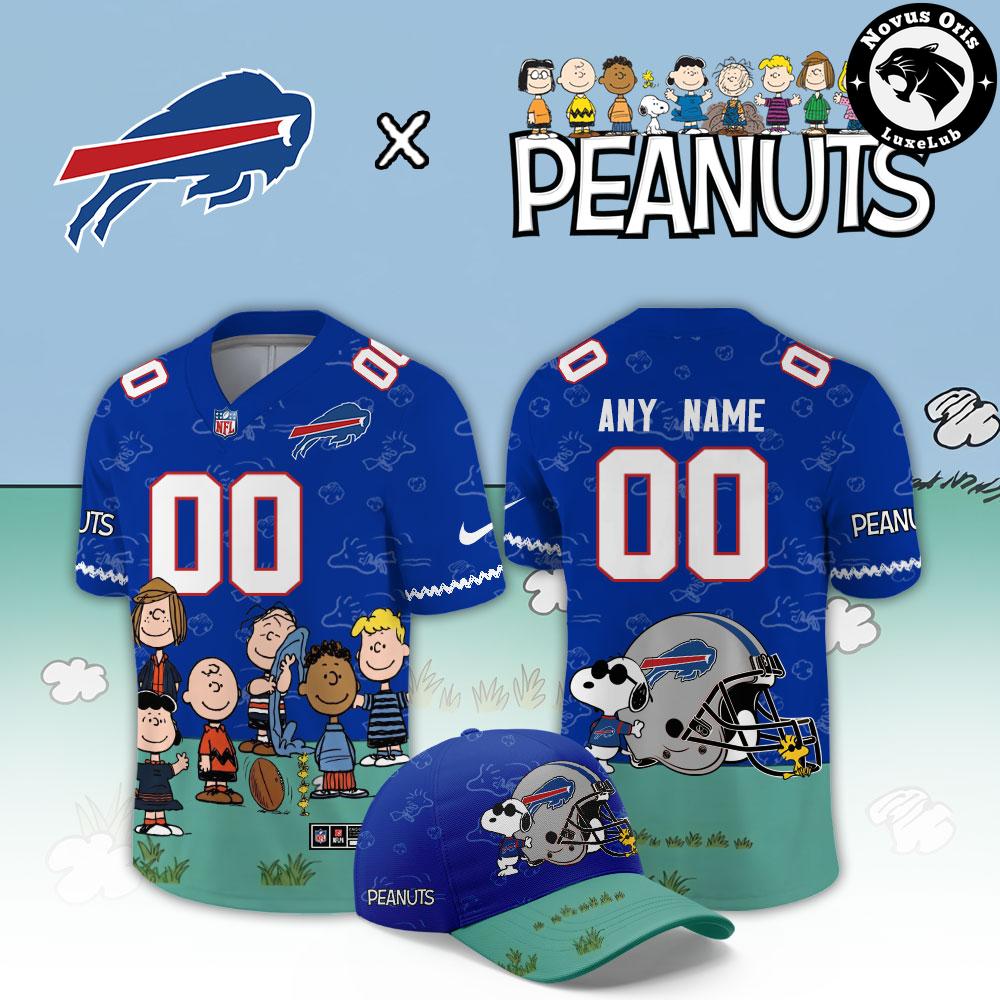Buffalo Bills x Peanuts Snoopy 2026 Custom Limited Football Jersey 1 - Unicasport Buffalo Bills x Peanuts Snoopy 2026 Custom Limited Football Jersey