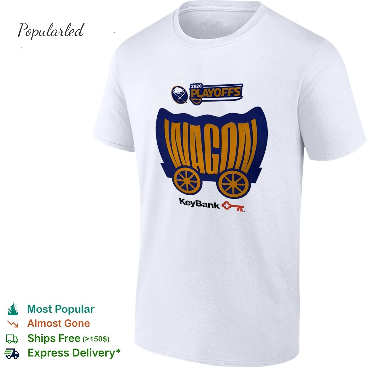 Buffalo Sabres 2026 WAGON Playoffs Key Bank shirt