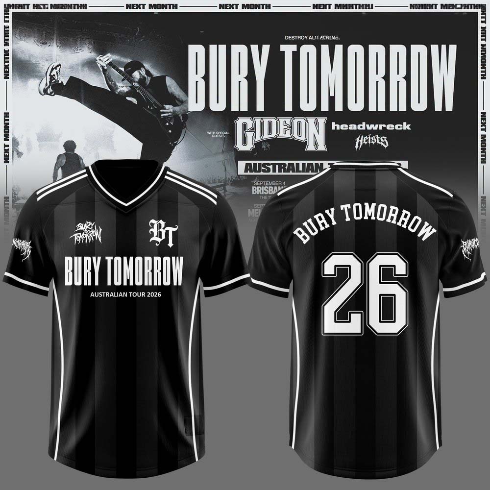Bury Tomorrow Will You Haunt Me Australian Tour 2026 Football Jersey 1 - Unicasport Bury Tomorrow Will You Haunt Me Australian Tour 2026 Football Jersey