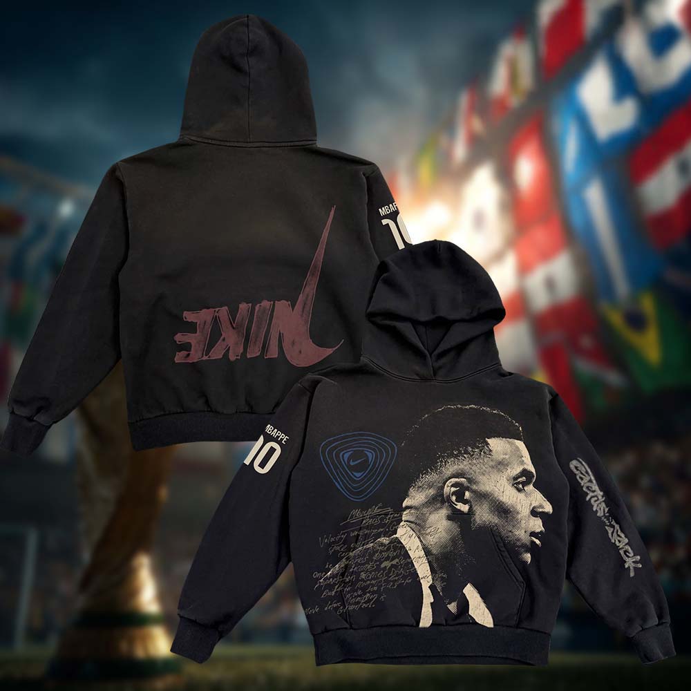 Cactus Jack Nike Total 90 Mbappe World Cup Hoodie
