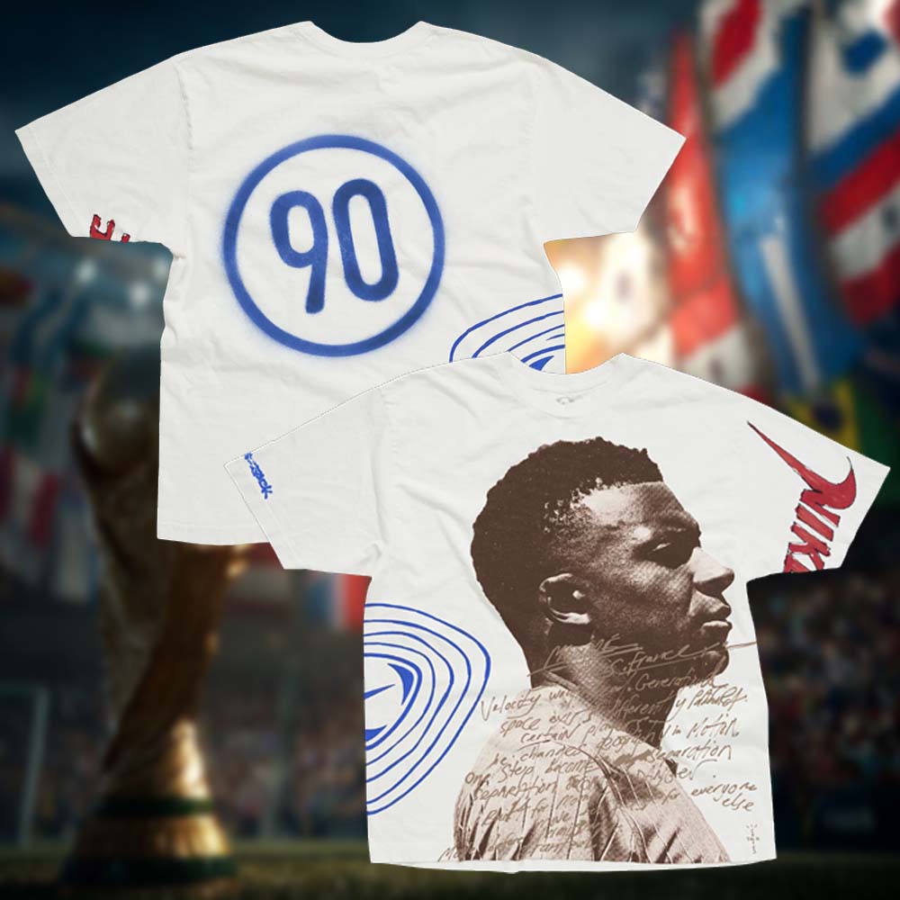 Cactus Jack x Nike Total 90 World Cup Athletes Collection Mbappe Unisex T Shirt