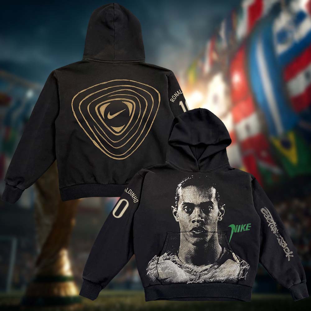 Cactus Jack Nike Total 90 Ronaldinho R10 Hoodie