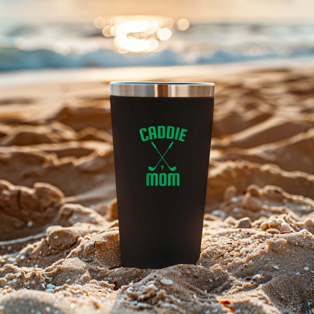 Caddie Mom Golf Club Cool Golfing Cute Golfer Mama Mother Tumbler