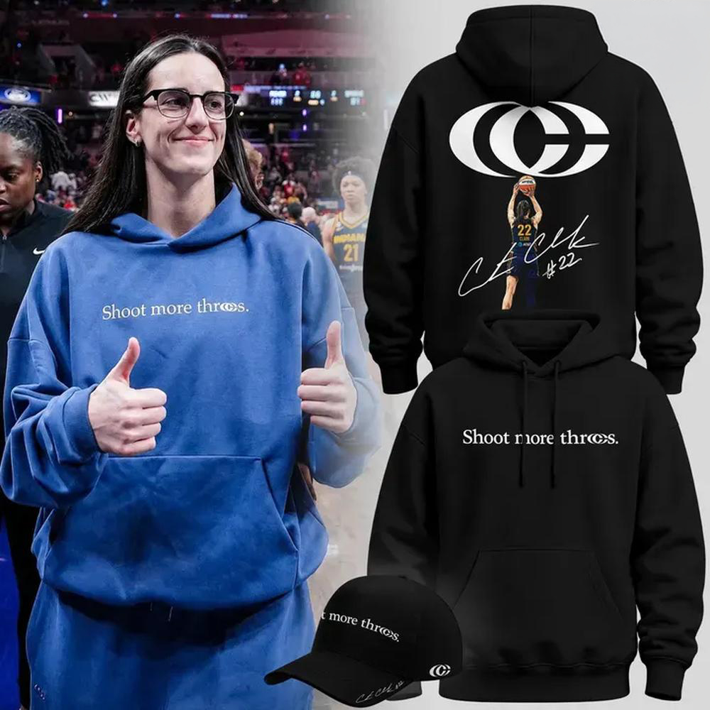 Caitlin Clark Black WNBA Inspired Graphic Sweatshirt